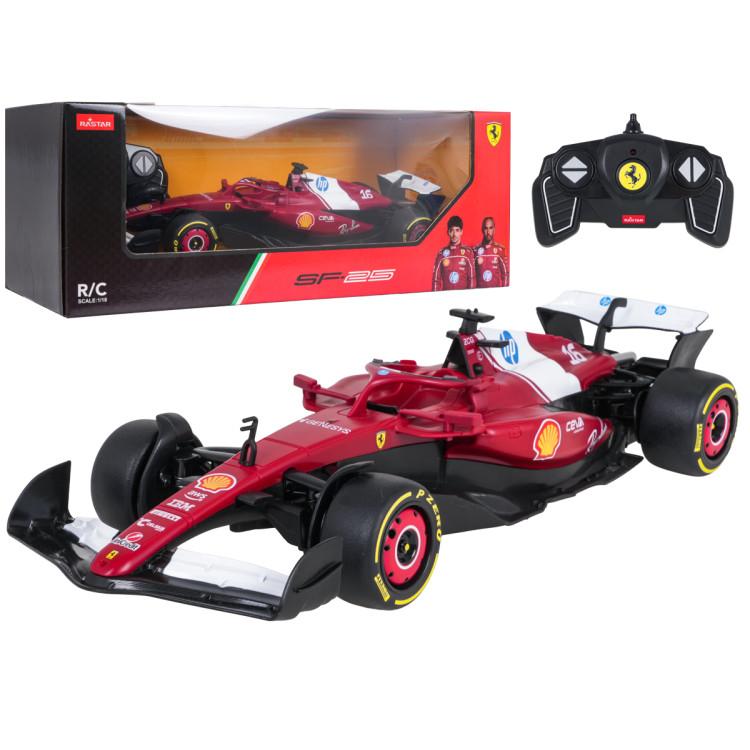 Auto na diaľkové ovládanie 1:18 Ferrari SF-25 Červené RASTAR